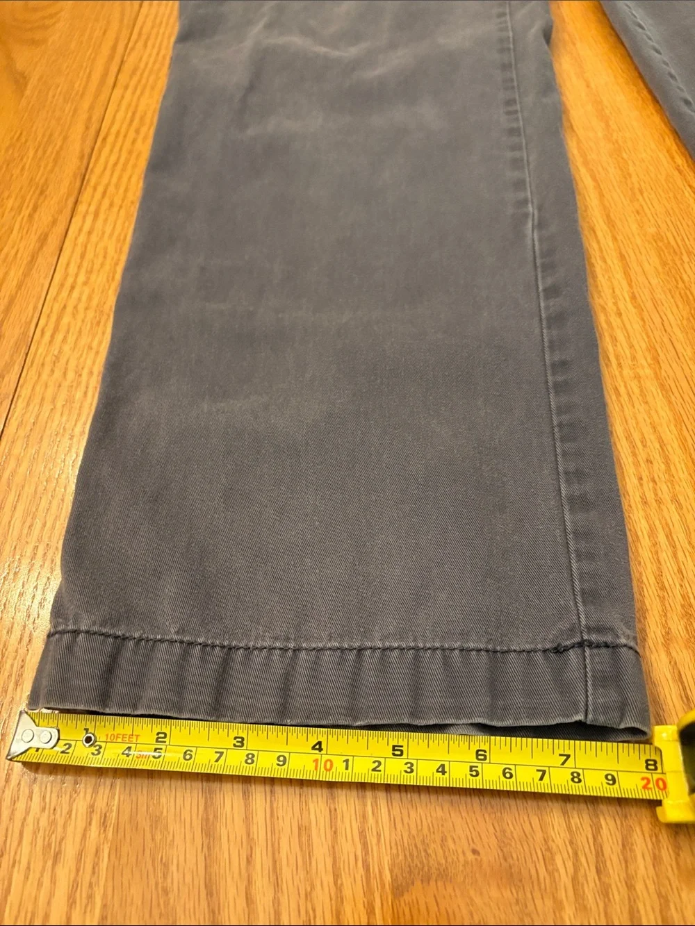 Eddie Bauer Straight-Leg Pants in Slate Gray